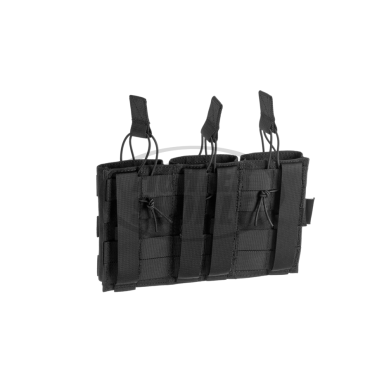 "Invader Gear" 5.56 Triple Direct Action Mag Pouch - Black (17109) "Invader Gear" 5.56 Triple Direct Action Mag Pouch - Black (17109)
