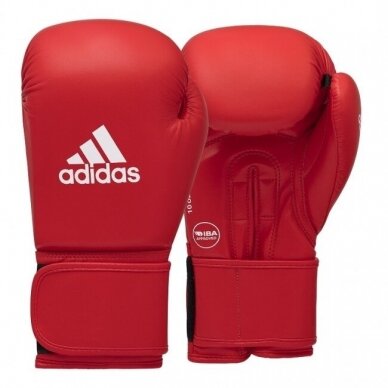 "Adidas" bokso pirštinės Competition IBA - Red "Adidas" bokso pirštinės Competition IBA - Red