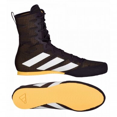 "Adidas" Universal Sports Shoes Box Hog 4 – Black/White 6