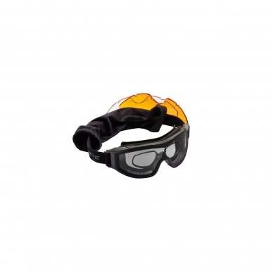 "SwissEye" akių apsauga - F-Tac Goggle Smoke / Orange / Clear - Black (42469)