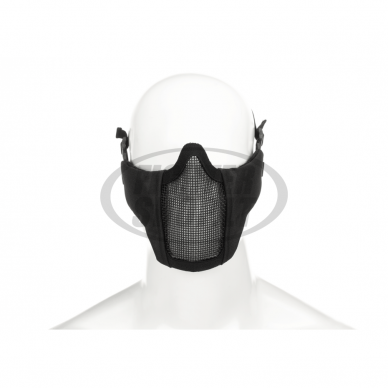Apsauginė kaukė - Mk.II Steel Half Face Mask - Black (Invader Gear)