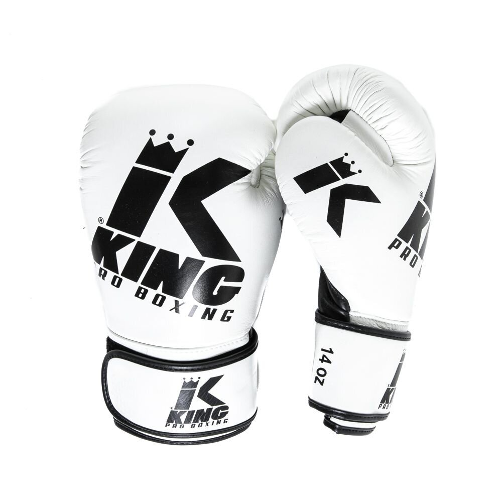 "King" Boxing Gloves Platinum 5 - White/Black 1