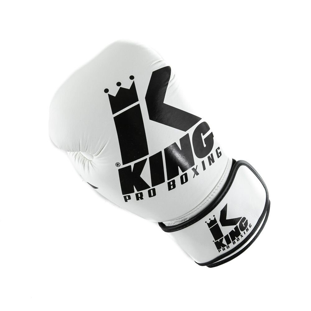 "King" Boxing Gloves Platinum 5 - White/Black 2 "King" Boxing Gloves Platinum 5 - White/Black 2