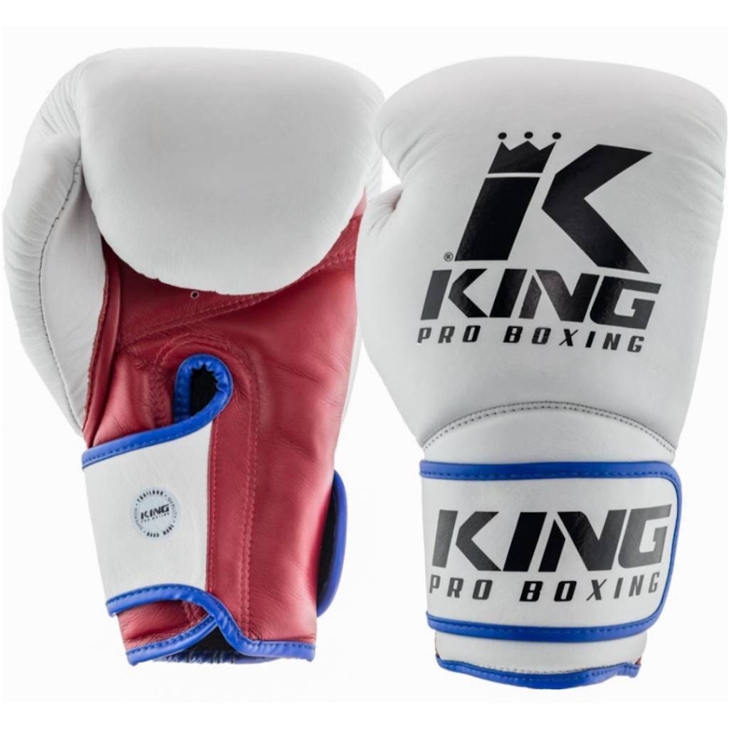 "King" Boxing Gloves Star 1 - White/Red