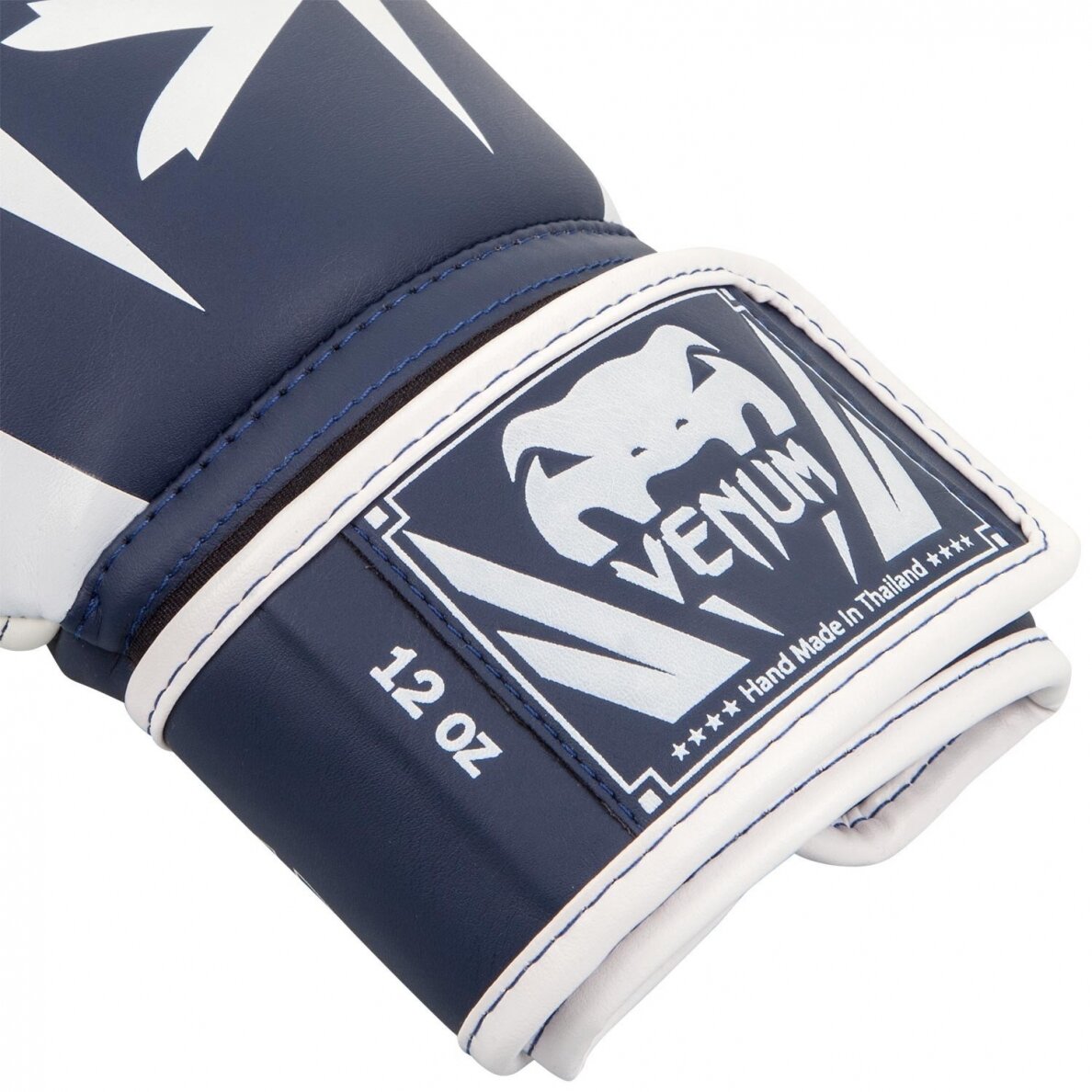 "Venum" Boxing Gloves Elite - White/Navy Blue 2 "Venum" Boxing Gloves Elite - White/Navy Blue 2