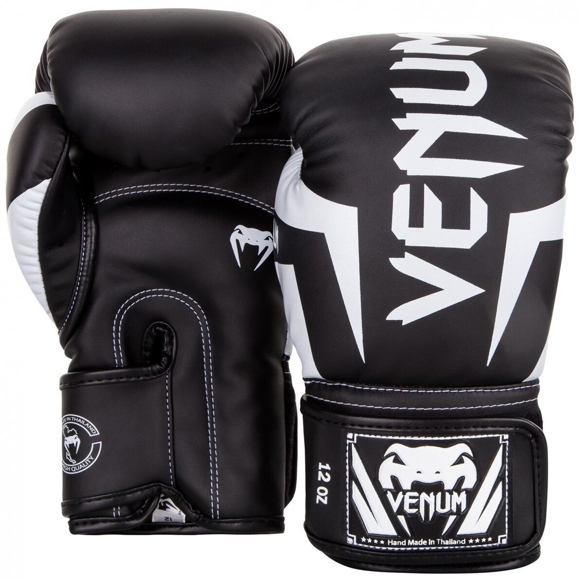 "Venum" Boxing Gloves Elite - Black/White 1 "Venum" Boxing Gloves Elite - Black/White 1