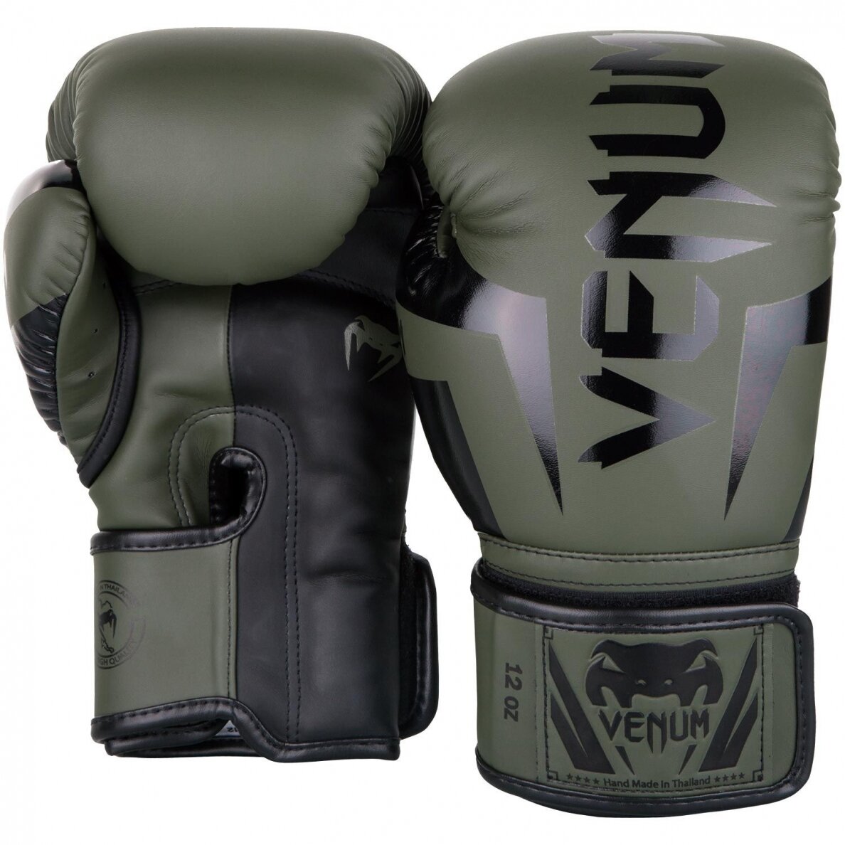 "Venum" Boxing Gloves Elite - Khaki/Black 1 "Venum" Boxing Gloves Elite - Khaki/Black 1