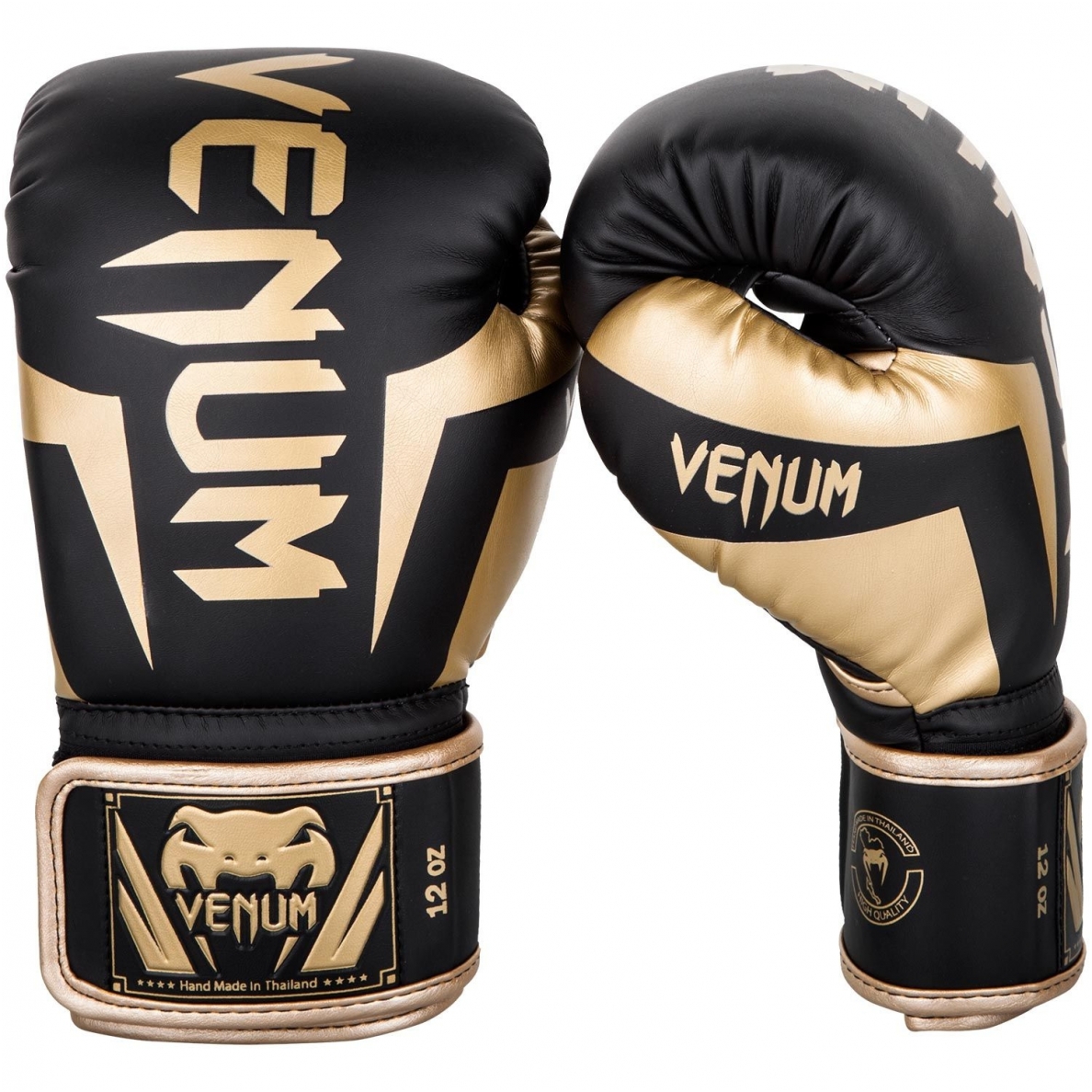 "Venum" Boxing Gloves Elite - Black/Gold