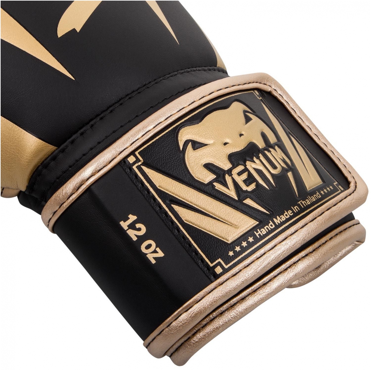 "Venum" Boxing Gloves Elite - Black/Gold 2 "Venum" Boxing Gloves Elite - Black/Gold 2
