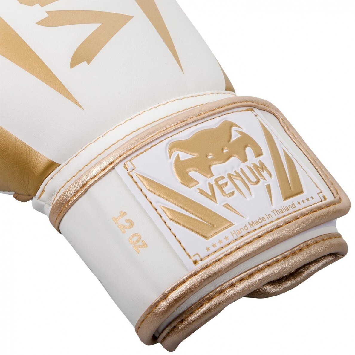 "Venum" Boxing Gloves Elite - White/Gold 2