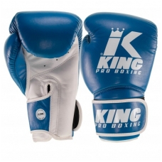 "King" bokso pirštinės - Star 8 - blue white