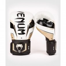 "Venum" bokso pirštinės Elite Evo - White/Gold