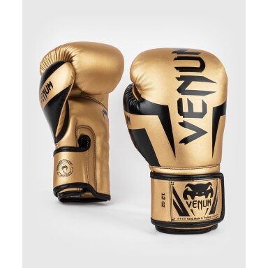 "Venum" Boxing Gloves Elite - Gold/Black