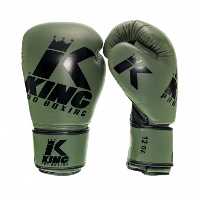 "King" Boxing Gloves Platinum 3 - Khaki 1 "King" Boxing Gloves Platinum 3 - Khaki 1