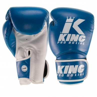 "King" Boxing Gloves Star 8 - Blue/White