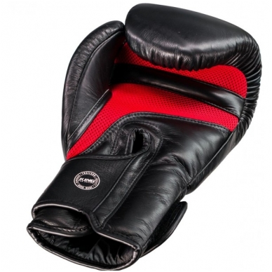 "King" Boxing Gloves Star Mesh 2 - Black/Red 3