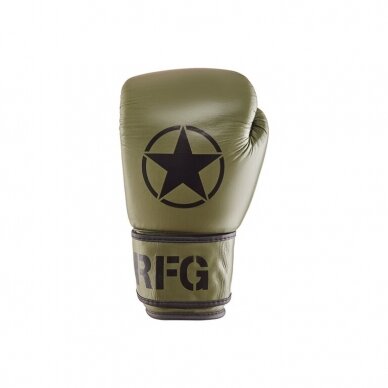 "Royal" Leather Boxing Gloves TWS - Khaki 2