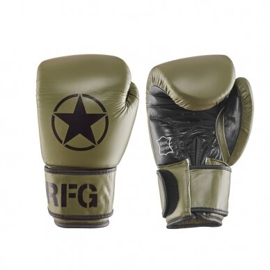 "Royal" Leather Boxing Gloves TWS - Khaki "Royal" Leather Boxing Gloves TWS - Khaki