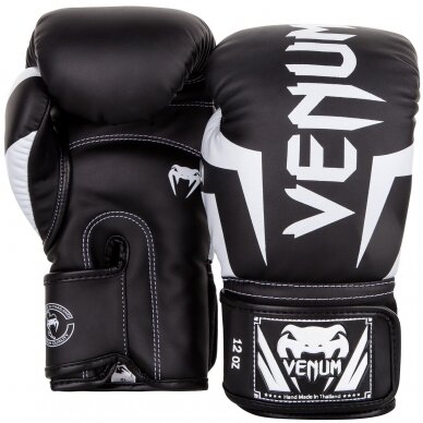"Venum" Boxing Gloves Elite - Black/White 1