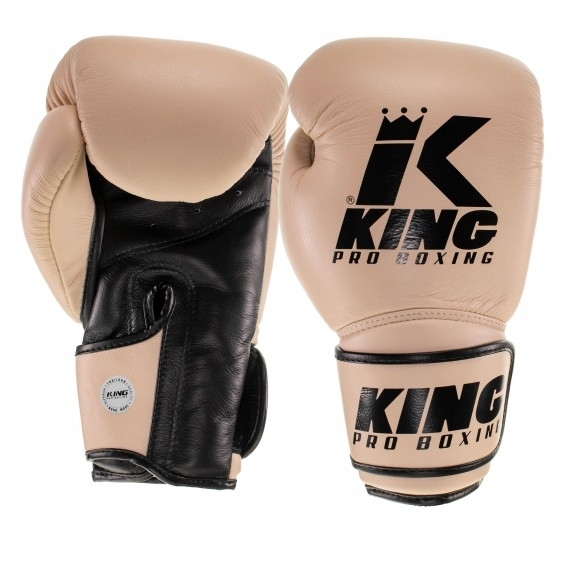 "King" Boxing Gloves Star 9 - Sand/Black 1