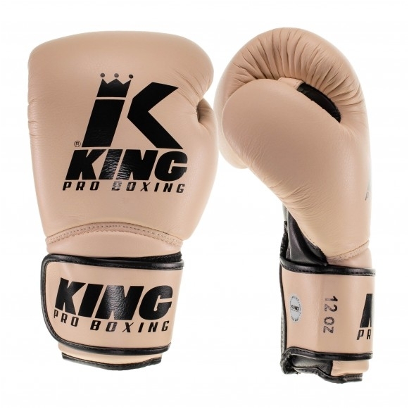 "King" Boxing Gloves Star 9 - Sand/Black "King" Boxing Gloves Star 9 - Sand/Black