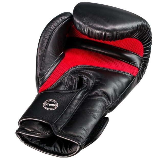 "King" Boxing Gloves Star Mesh 2 - Black/Red 3 "King" Boxing Gloves Star Mesh 2 - Black/Red 3
