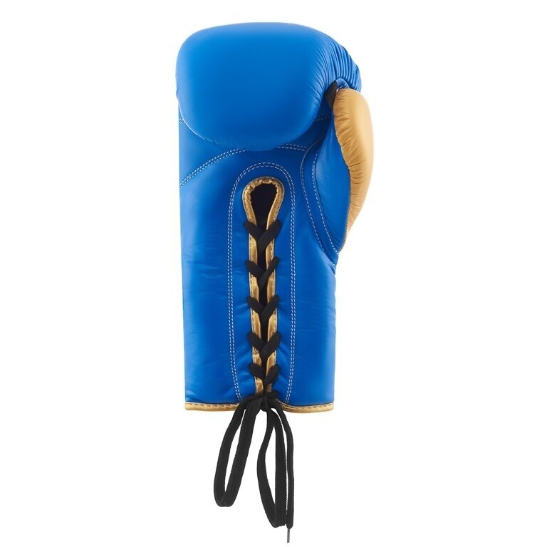 "Royal" Leather Boxing Gloves Laces - Blue 2