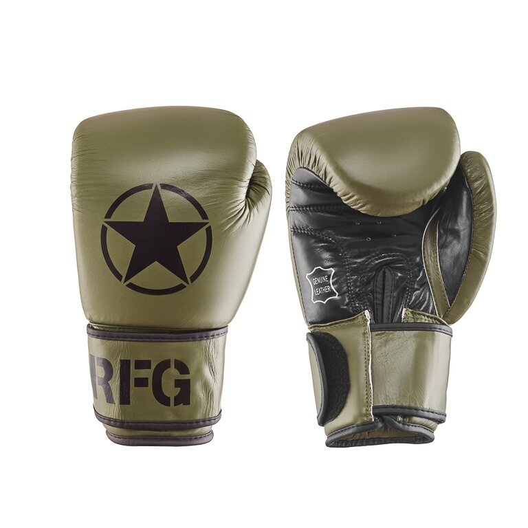 "Royal" Leather Boxing Gloves TWS - Khaki "Royal" Leather Boxing Gloves TWS - Khaki