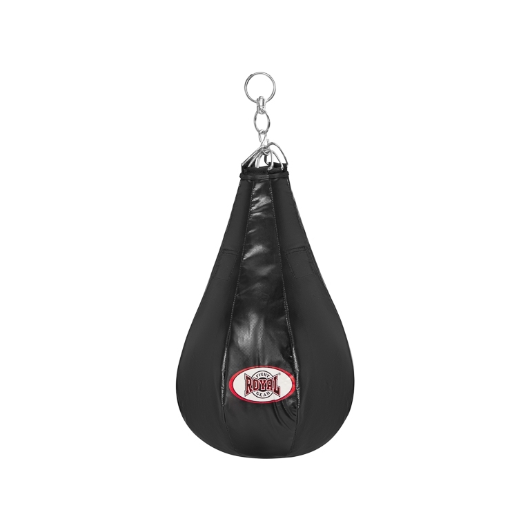 "Royal" Tear-Drop Shaped Punching Bag 60x36cm - Black