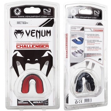 "Venum" dantų apsauga Challenger - Black/Red 7