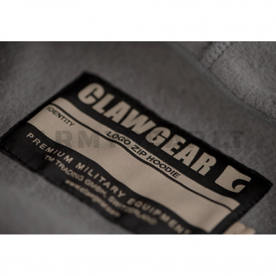 "Clawgear" Džemperis - CG Logo Zip Hoodie - Wolf Grey (34255) 10