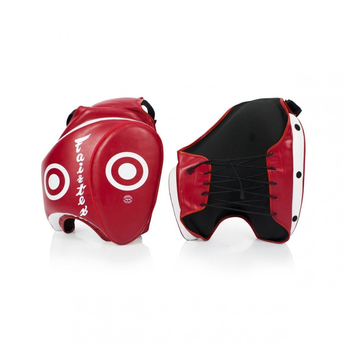 "Fairtex" trenerio kojų apsaugos TP3 - Red 1 "Fairtex" trenerio kojų apsaugos TP3 - Red 1