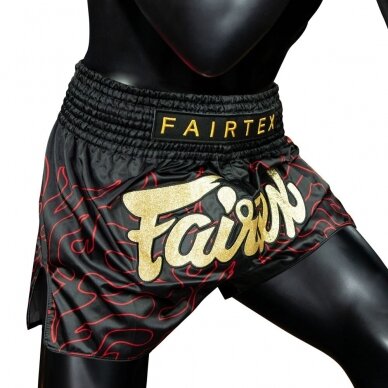 "Fairtex" K1 / Thai šortai Lava - Black 3