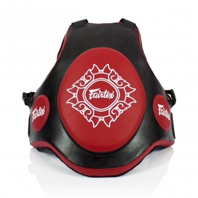 "Fairtex" trenerio kūno apsauga  TV2 - black/red 1