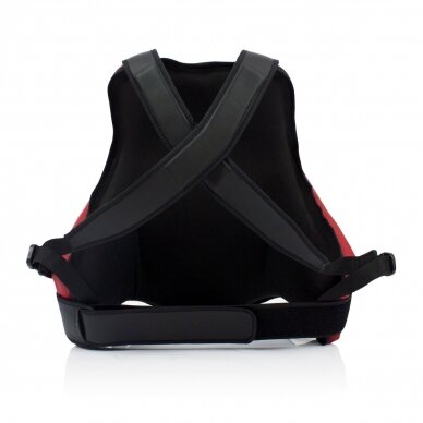 "Fairtex" trenerio kūno apsauga TV2 - black/red 2 "Fairtex" trenerio kūno apsauga TV2 - black/red 2