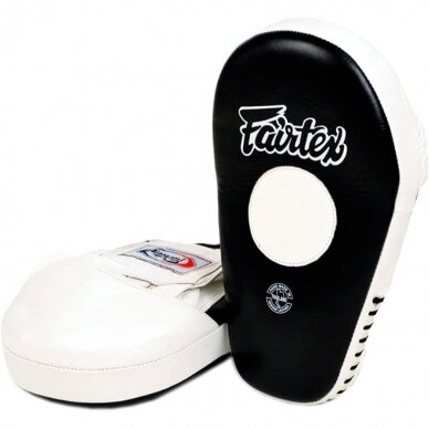 "Fairtex" Focus Mitts FMV8 - Black/White 2