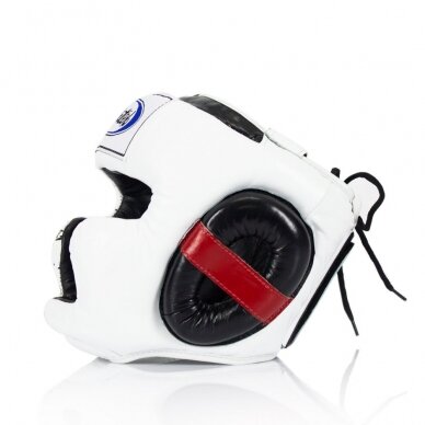 "Fairtex" Headguard HG10 - White 3