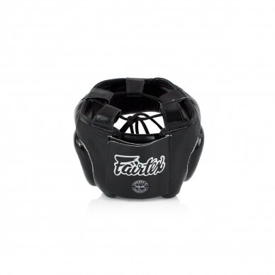 "Fairtex" Headguard - HG3 - Black 3