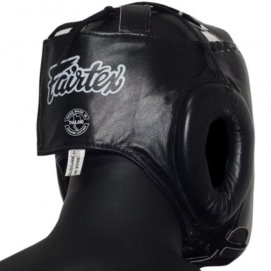 "Fairtex" Headguard - HG4 - Black 3