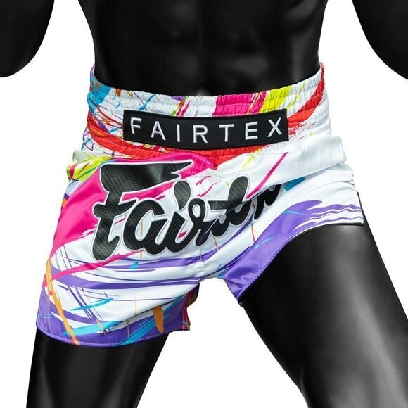 "Fairtex" K1 / Thai šortai World Music - White 2