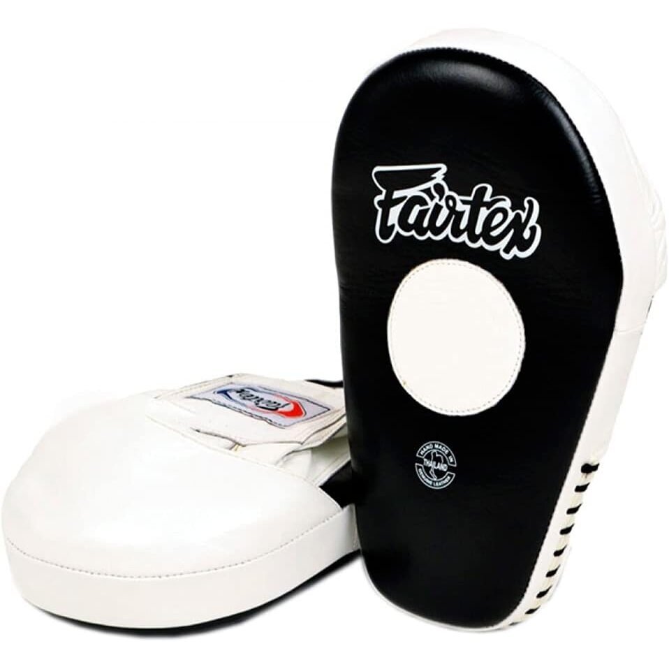 "Fairtex" Focus Mitts FMV8 - Black/White 2
