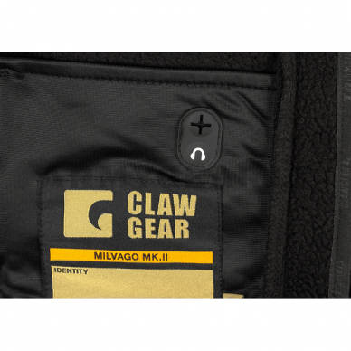 "Clawgear" Flisinis džemperis - Milvago Mk.II Fleece Hoody - Black (25322) 9