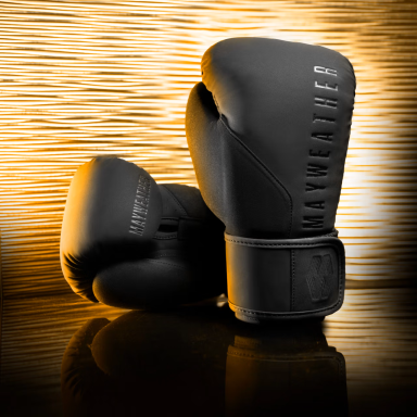 "Hayabusa" Boxing Gloves - Mayweather - Black