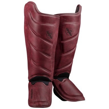 "Hayabusa" T3 LX Striking Shin Guards - Crimson