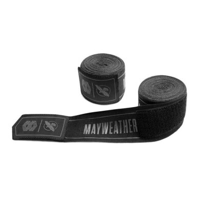 "Hayabusa" Hand Wraps Mayweather Stretch - Black/Grey (4.5M) 1 "Hayabusa" Hand Wraps Mayweather Stretch - Black/Grey (4.5M) 1