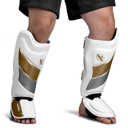 "Hayabusa" kojų apsaugos T3 - White/Gold 2
