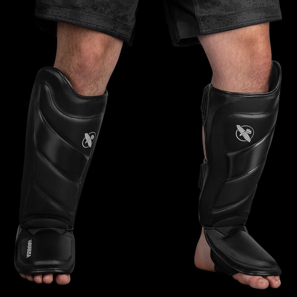 "Hayabusa" T3 Striking Shin Guards - Black 4