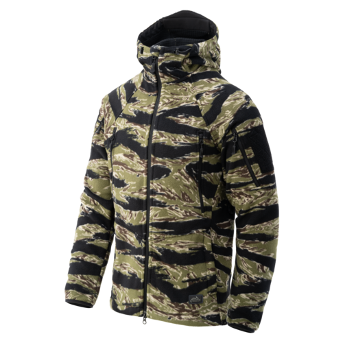 "Helikon" Hybrid Fleece Hoodie – Patriot Jacket Mk 2 – Tiger Stripe (BL-PJ2-FH-62)