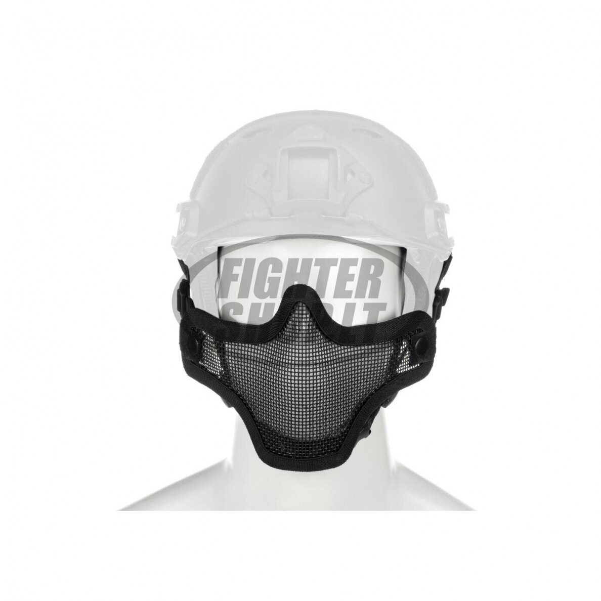 "Invader Gear" Steel Half Face Mask FAST Version - Black (26203)