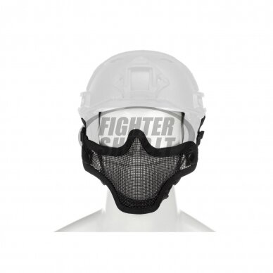 "Invader Gear" Steel Half Face Mask FAST Version - Black (26203)